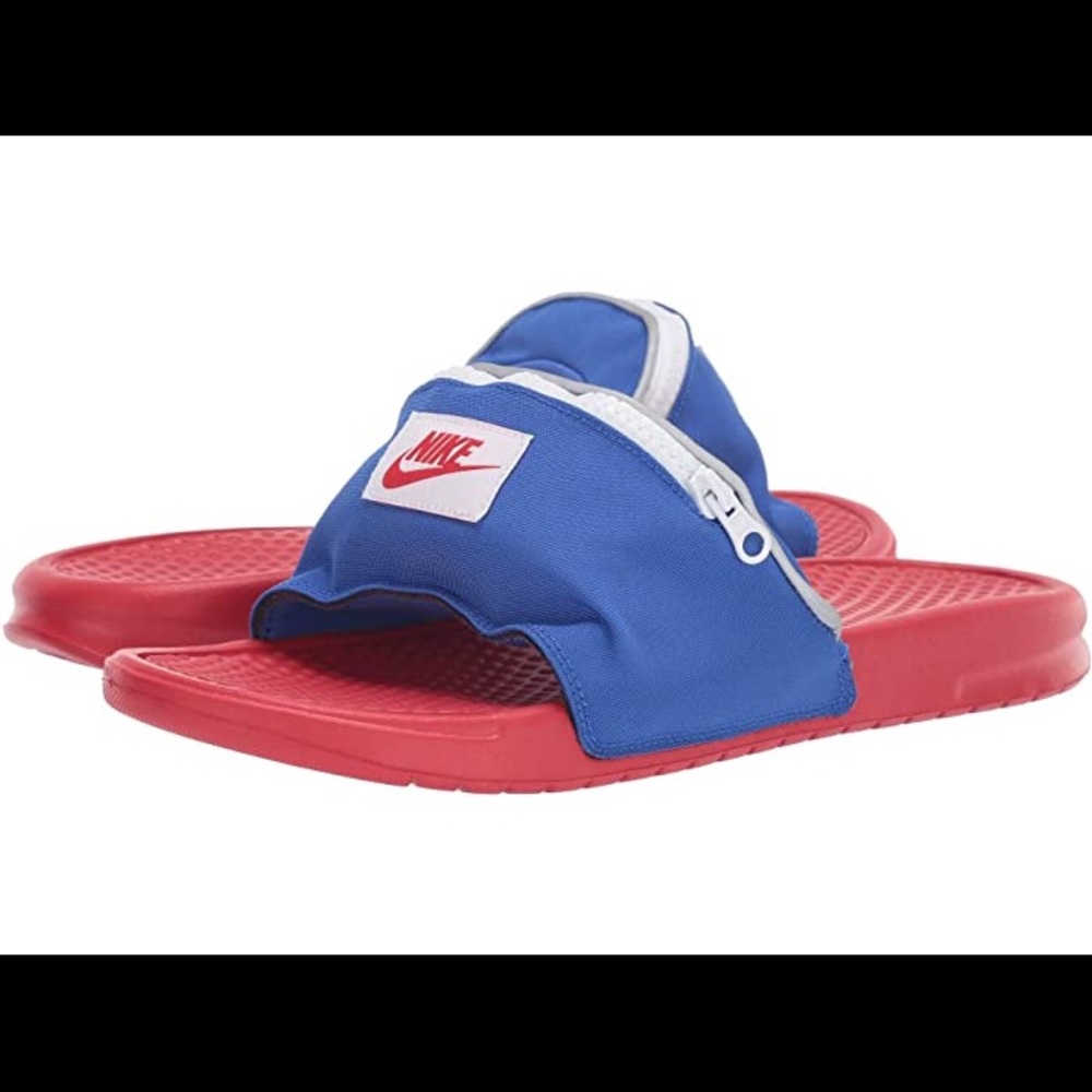 Nike Benassi JDI Fanny Pack Slides ‘Crimson Royal